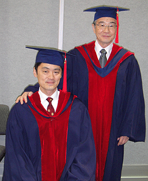 北島政樹先生がアメリカ外科学会名誉会員FACS(hon)に推戴された記念の写真
